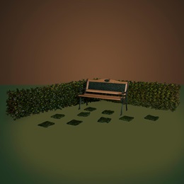 Meditations Bench and Asian Accents Kit