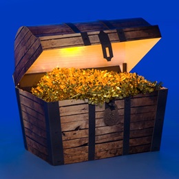36 in. x 36 in. Treasures of the Sea Chest Kit