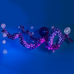 Ruler of the Sea Balloon Octopus With Bubbles Kit