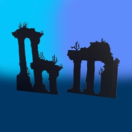 Ruins of Atlantis Silhouettes Kit (set of 2)