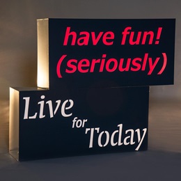 Have Fun, Seriously/Live For Today Blocks Theme Kit (set of 2)