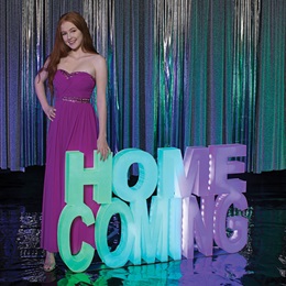 33 in. x 58 in. Homecoming Glow Letters Kit