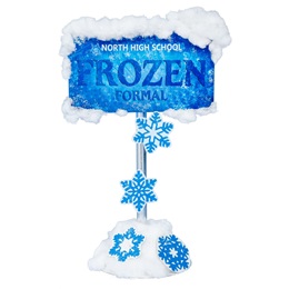 Snow-capped Frozen Sign Kit