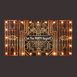 Let the Party Begin Hanging Sign Kit