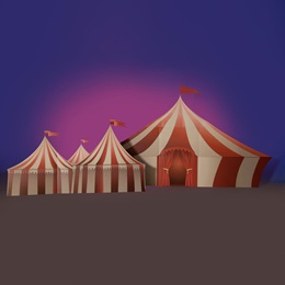 Awesome Attractions Printed Tents Kit (set of 2)