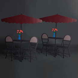 Rendezvous with You Bistro Tables Kit (set of 2)
