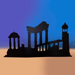 Lost City of Atlantis Left-facing Silhouette Kit