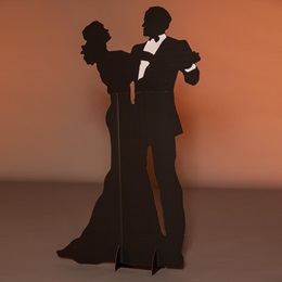 Ballroom Couple Silhouette