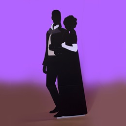Upper Crust Couple Silhouette Kit