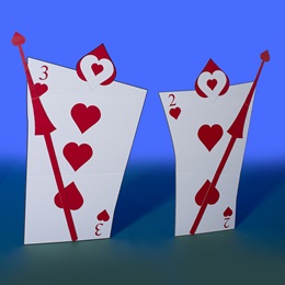 Royal Hearts Playing Cards Guards Kit (set of 2)