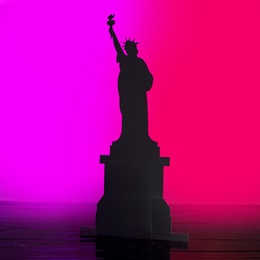 Lady Liberty Statue Silhouette Kit