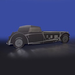 44 in. x 11 ft. 3 in. Sleek Classique Car Cutout Kit