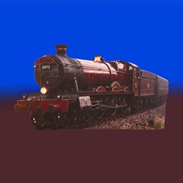 44 in. x 6 ft. 5 in. Spellbound Express Train Engine Cutout Kit