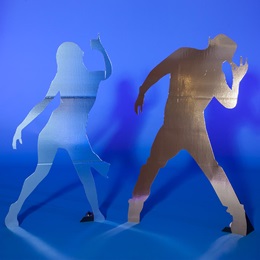 Silver & Gold Retro Dancers Kit