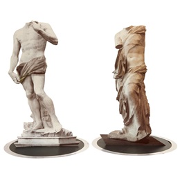 Grecian Gallery Statues Kit (set of 2)