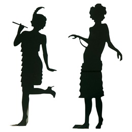 Cut A Rug Flapper Dancers Kit ( Set of 2 )