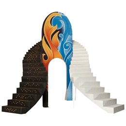 Fire and Ice Staircase and Arch Theme Kit