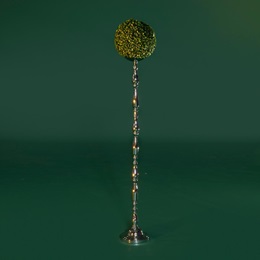 Tall Silver Boxwood Stand Kit