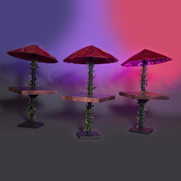 Cafe Italian Umbrella Tables Kit (set of 3)