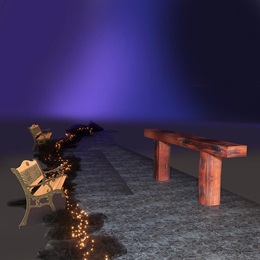 Waiting to Ride Benches and Pathway Kit