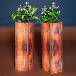 Florals and Foliage Tall Plant Stands Kit (set of 2)