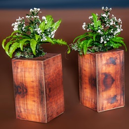 Florals and Foliage Short Plant Stands Kit (set of 2)