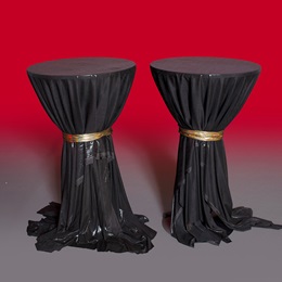 Dressed in Elegance Cocktail Tables Kit (set of 2)