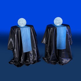 43 in. x 24 in. Dressed in Denim and Diamonds Tables Kit (set of 2)