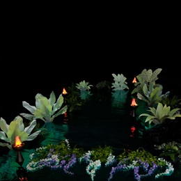 Rainforest Flora and Flame Lamp Kit