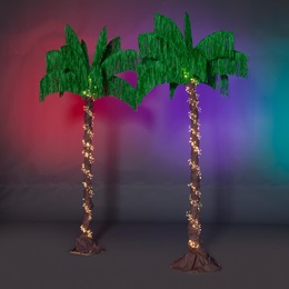Caribbean Beat Palm Trees Kit (set of 2)