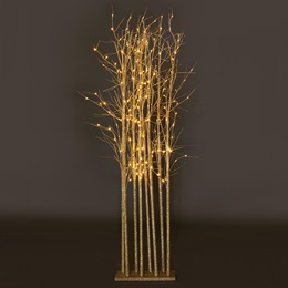 Large Champagne Glitter Tree Cluster Kit