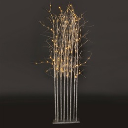 Large Silver Glitter Tree Cluster Kit
