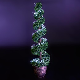 Spiral Topiary With Cool Lights Kit