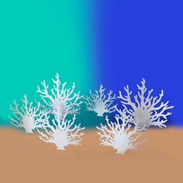 23 in. x 28 in. Captivating Coral Kit (set of 6)