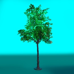 8 ft. Lighted Green Fairy Tale Tree Kit
