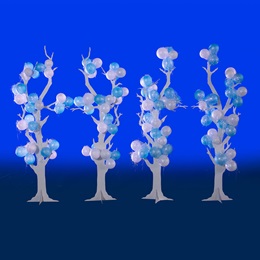 7 ft. 9 in. x 32 in. Prism Forest Trees Kit (set of 4)