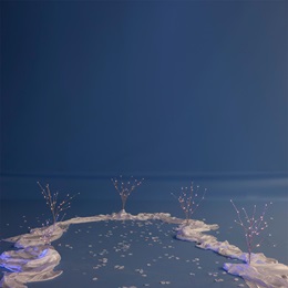Petal Pathway and Glitzy Trees (set of 5) Kit