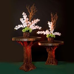 Floral Elegance Tree Tables Kit (set of 2)