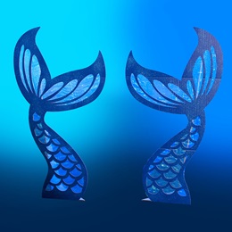5 ft. x 32 in. Magical Mermaid Tail Cutouts Kit (set of 2)