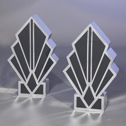 Ballroom Deco Floor Fans Kit (set of 2)