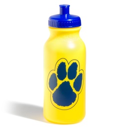 Paw Water Bottle – Yellow/Blue