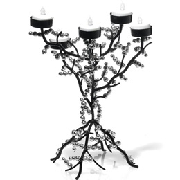 Silver Beads/Branch Centerpieces (set of 2)