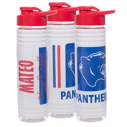 24 oz. Two-tone Mascot Personalized Water Bottle