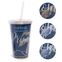 Island Tropics 16 oz. Custom Super Sparkling Tumbler
