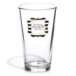 16 oz. Custom Pint Glass with Full-color Sticker