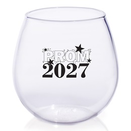 15 oz. Glennon Clear Bowl Prom Tumbler