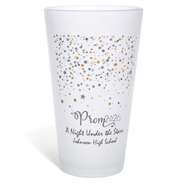 16 oz. Starry Sky Frosted Custom Pint Glass