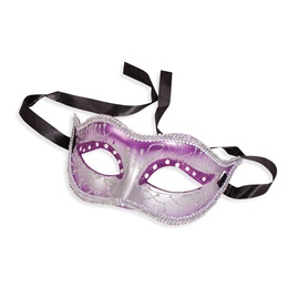 Purple and Silver Mask