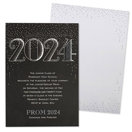 Grand 2022 Dotted Foil Invitation