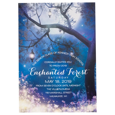 Winter Fairytale Party Invitations Flyer 10